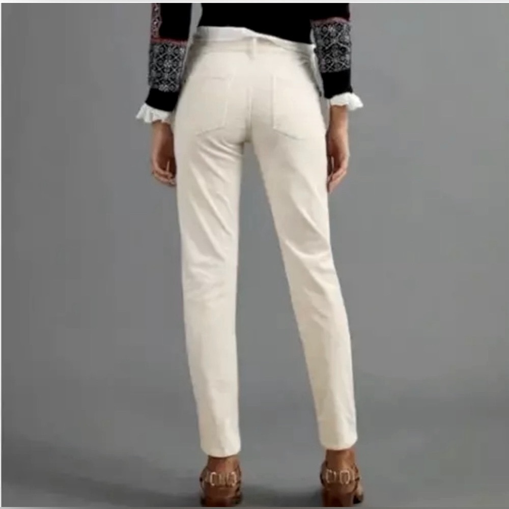 Anthropologie Pilcro Cream Pants Slim Boyfriend Size 27 - Picture 4 of 12